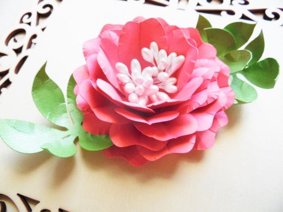 Paper Rose Template 12