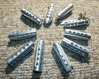 Set of Soviet curlers Vintage Hair Curlers Hair Rollers metal Vintage Curlers Hair