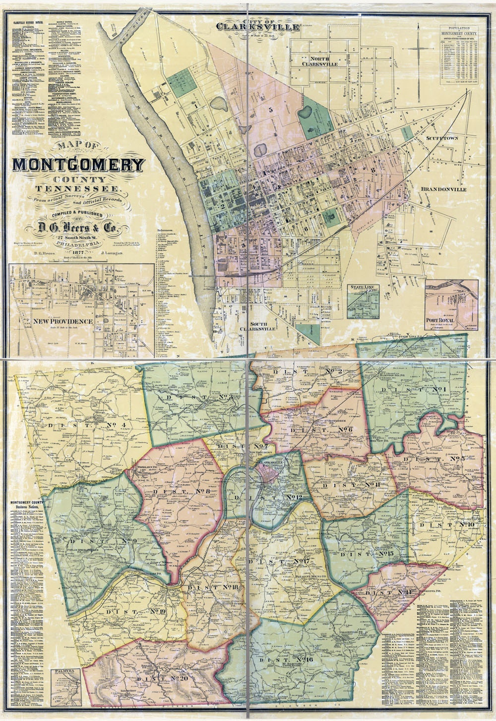 1877 Map Of Montgomery County Tennessee Clarksville   Il Fullxfull.903429110 2o21 