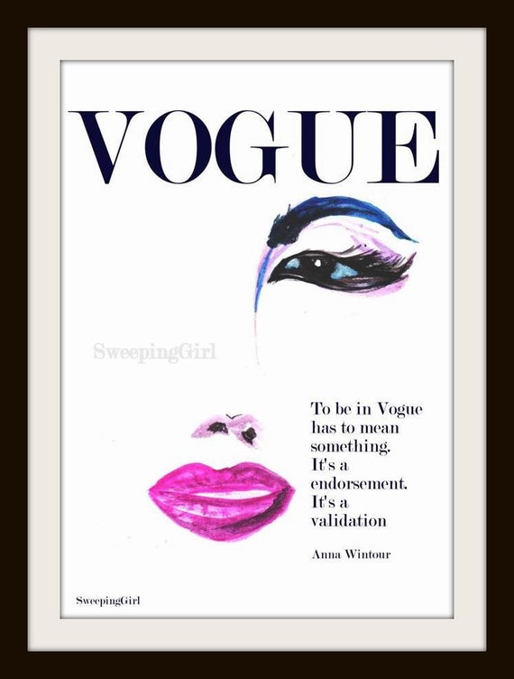 Vogue Magazine cover design Marilyn Monroe by SweepingGirlSays