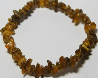 Amber Bracelet Green b027 Authentic Natural Genuine Baltic Amber