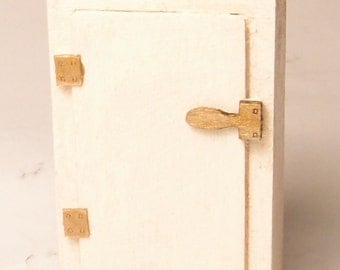 1:24 scale miniature dollhouse furniture kit vintage refrigerator