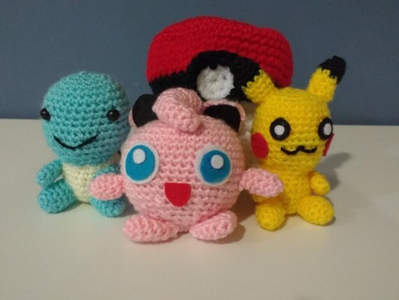 Amigurumi Crochet Pokemon by Cuchihamas on Etsy
