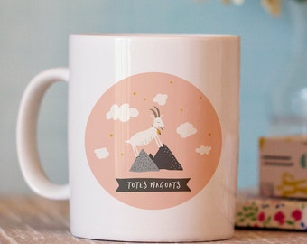 Funny Coffee Mug - Totes Magoats Mug - Unique Mugs - goat mug