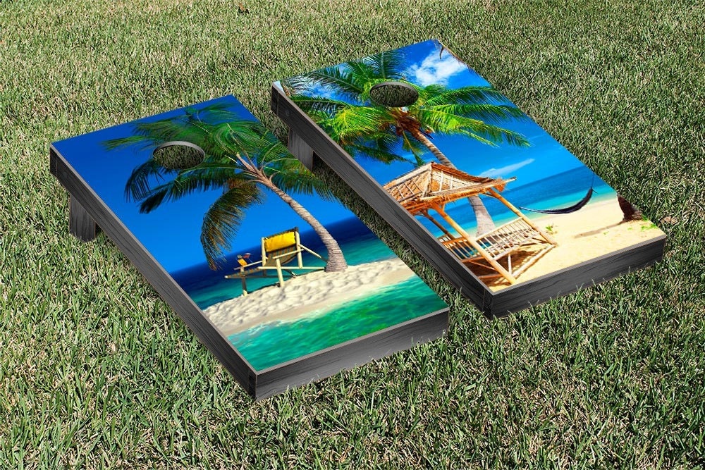 SALE-Tropical Beach Cornhole SetGifts for