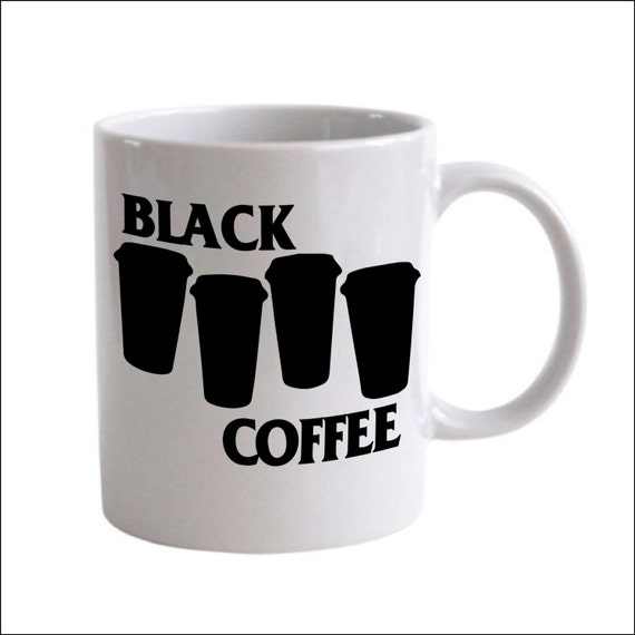 Black Coffee Black Flag Punk Coffee Mug