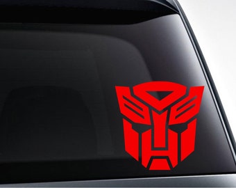 Transformers autobot logo die cut vinyl decal sticker for car, laptop, yeti decal, etc.