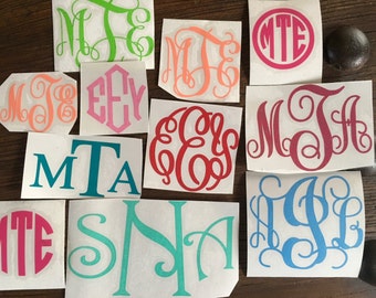Monogram Vinyl Decal