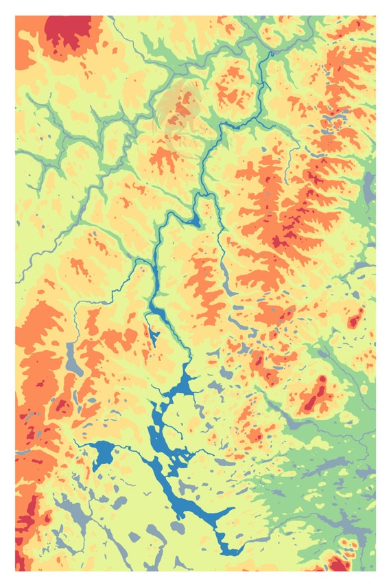 Allagash River Map Allagash Maine Elevation Print By SnapRaster   Il 570xN.933304870 Gxcf 