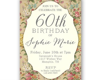 70 Th Birthday Dinner Invitations 5