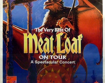 Meat Loaf 40x60 (The Very Best Of) Giant Subway Poster Bat Out Of Hell