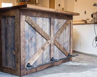 Rustic Bar / Wine Bar / Liquor Cabinet / Dry Bar / Wine Storage /