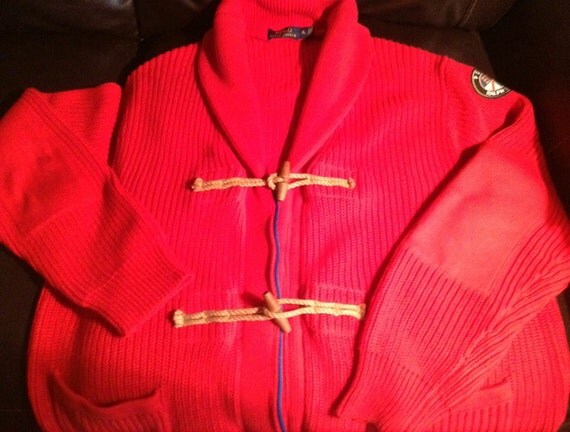 XL Polo Ralph Lauren nantucket shawl collar toggle cardigan