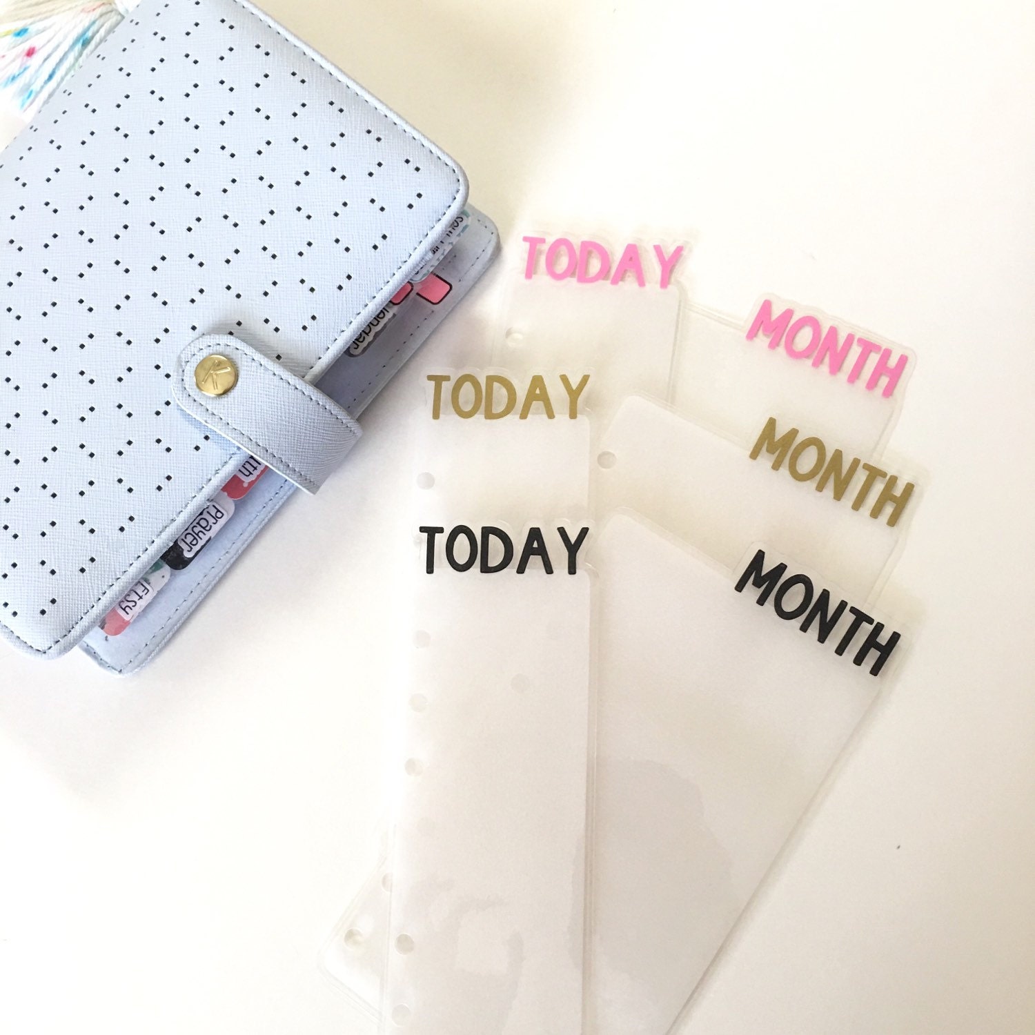 Today & Month Bookmark Set planner Bookmark