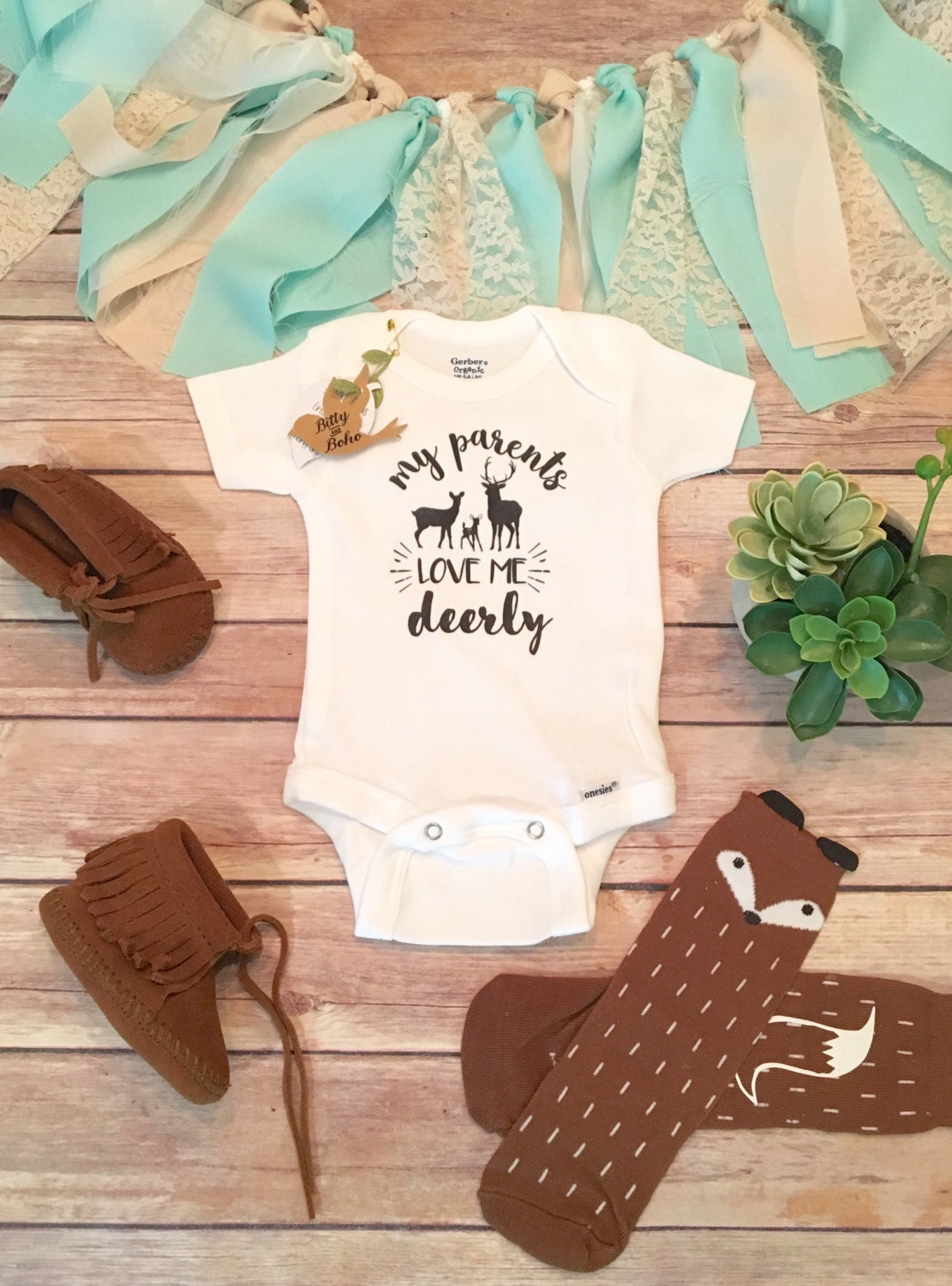 Deer Onesie® Baby Shower Gift Baby Boy Clothes Hunting Baby