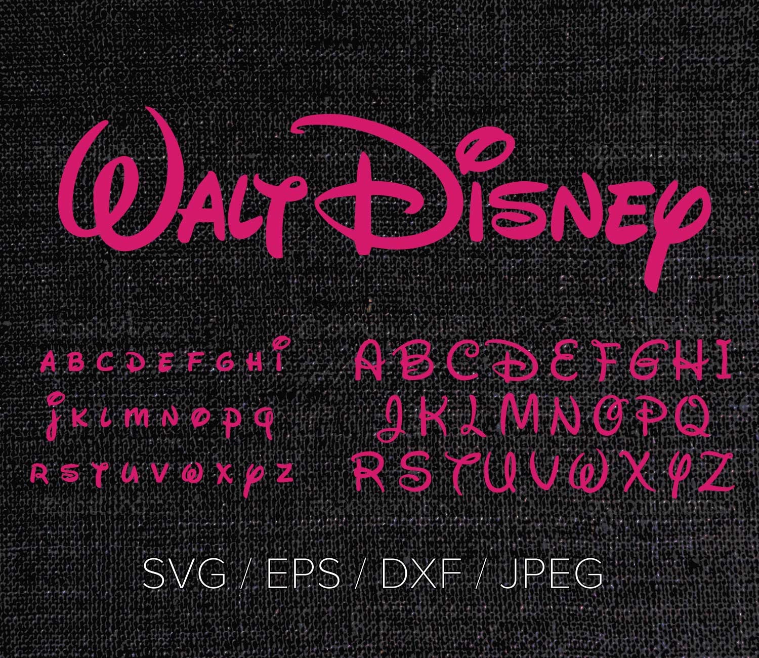 Download Disney Font Design Files svg dxf jpg jpeg eps by ...