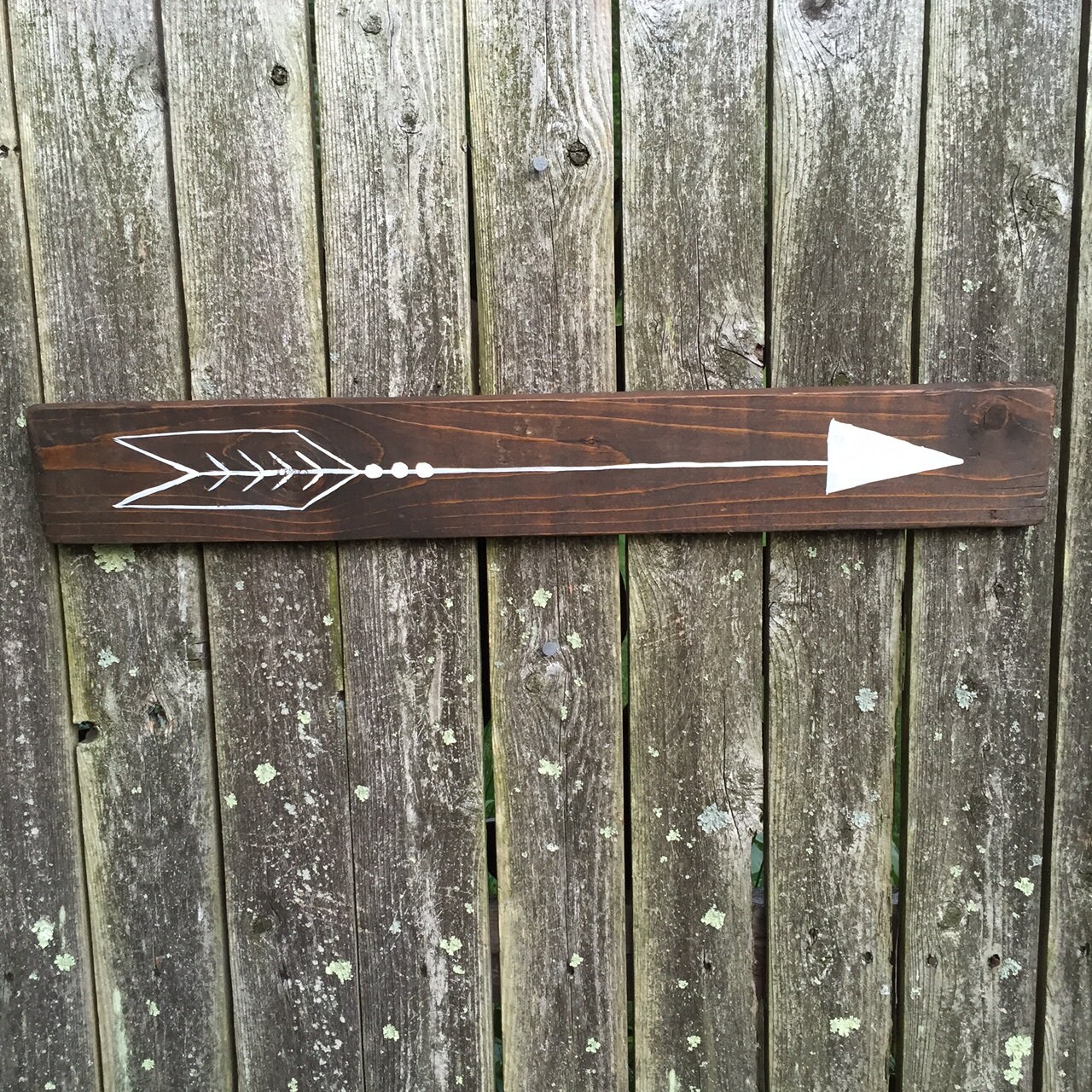 Rustic Wooden Arrow Sign Hand Painted Arrow Signs Rustic