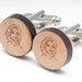 Hillary Clinton Wood Cufflinks Gift For Him, Wedding Gifts, Groomsman Gifts, and Personalized