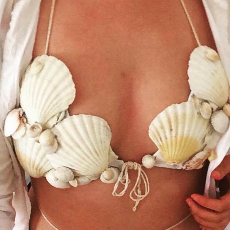 Mermaid Seashell Bikini By Beachwoodbikinis On Etsy
