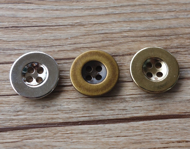 5 pieces 18mm 3color Plastic Buttons 4hole Button Round