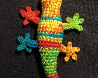 Crochet gecko | Etsy