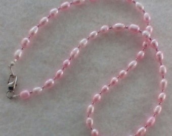 Pink Freshwater Pearl Necklace