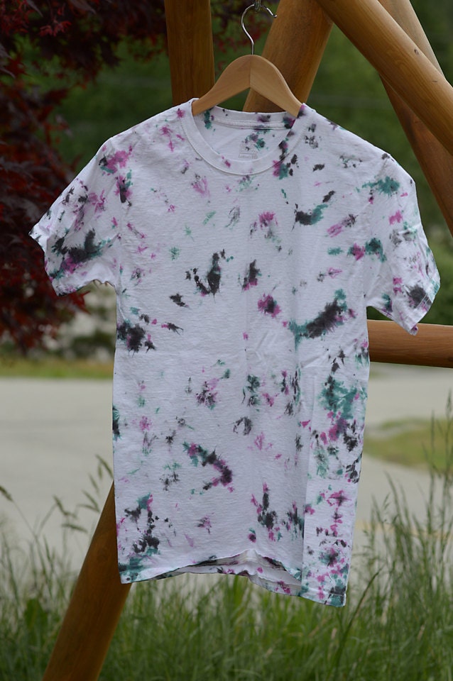 how to make a crumple tie dye shirt