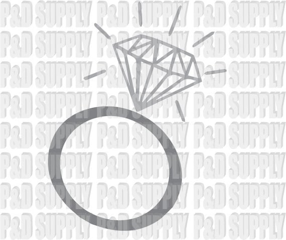 Download Diamond Ring SVG DXF Digital Cut file for Cricut by ...