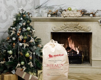 Personalised Christmas Sack - Design No.2