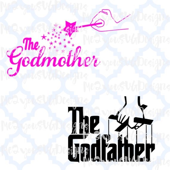 Download Godmother and Godfather SVGEPSPNGStudio by Me2YouSvgDesigns