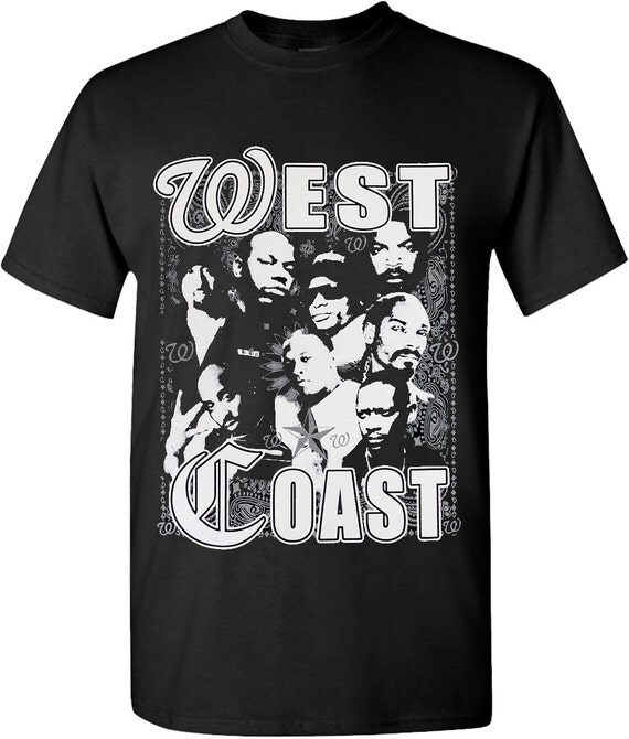 West Coast Hip Hop Legend Graphic T Shirts