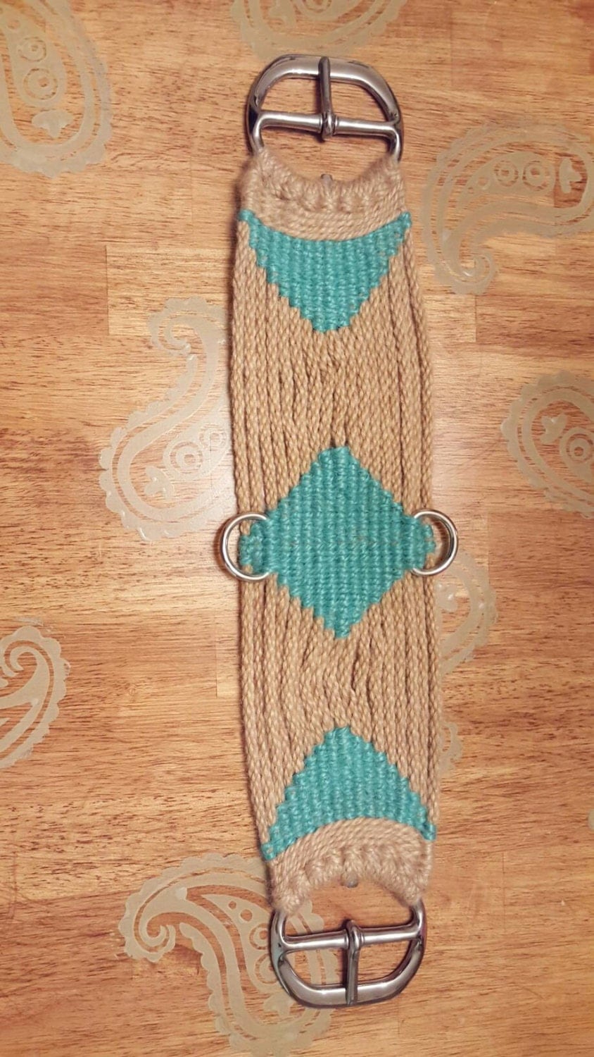 Classic Diamond Custom Mohair Cinch 17 strand by littlecowtown