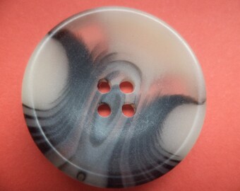 7 large KNOBS 26 mm (1442) jacket buttons coat buttons grey