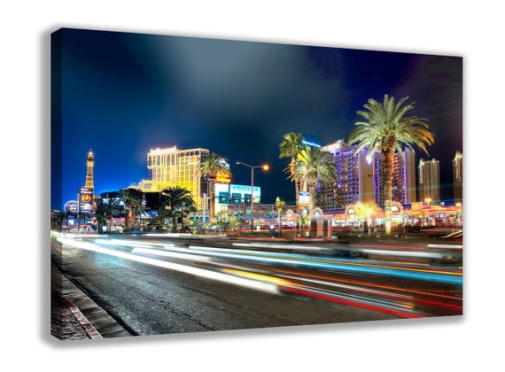 Las Vegas Strip Night Canvas Wall Art