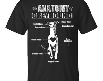 Italian Greyhound Anatomy Of Italian Greyhound Ultra Cotton T-shirt