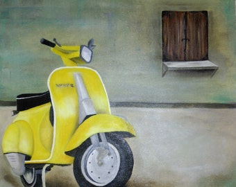 Vespa art | Etsy