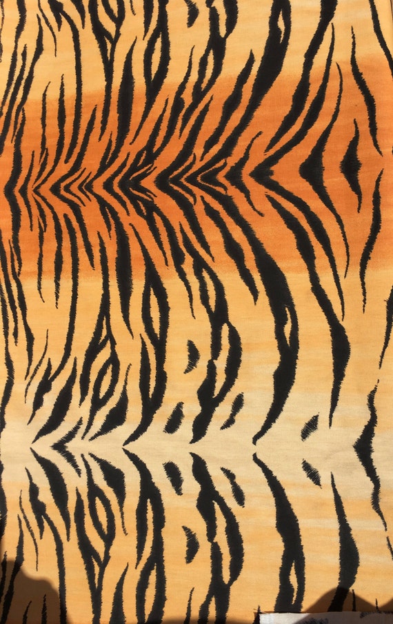 3yds Tiger Print Fabric