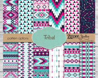 aztec tribal Pattern Vinyl HEAT TRANSFER or ADHESIVE, htv or permanent adhesive vinyl printed vinyl