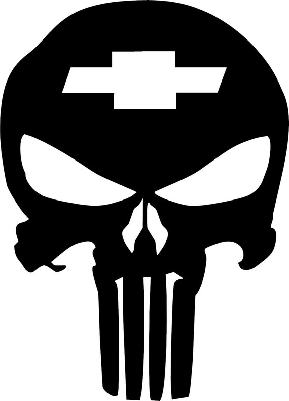 Chevy Punisher Decal 1 FREE SHIPPING