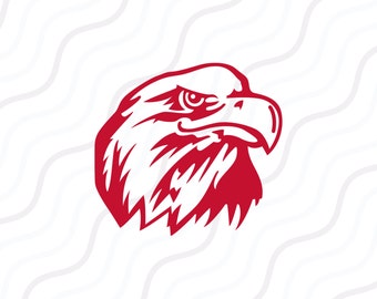 Eagle Head SVG, Eagle Clipart, Eagle SVG Cut table Design,svg,dxf,png Use With Silhouette Studio & Cricut_Instant Download
