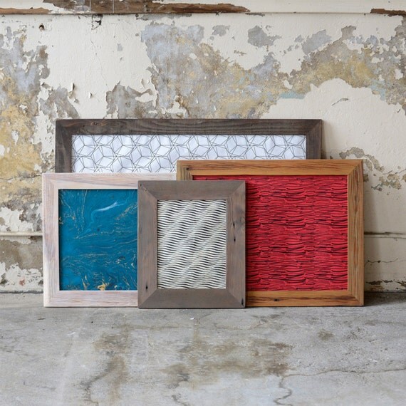 30x40 Picture Frame : Reclaimed Wood Frame : Custom Wooden Picture ...