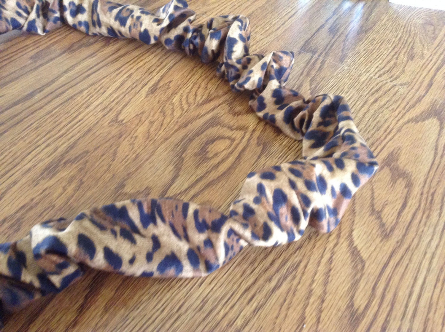 Cord Cover 9 feet long Leopard Cotton Fabric