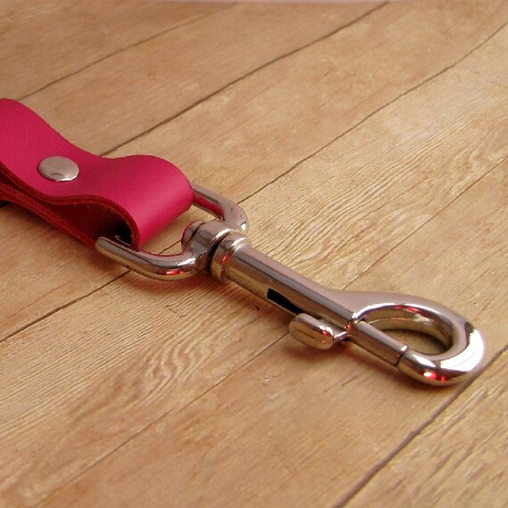 Fuchsia Clip On Key Ring Heavy Duty Key Chain Hot Pink