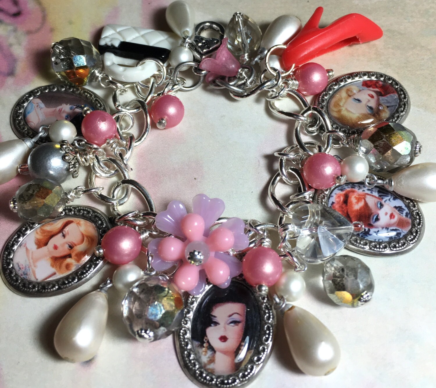 barbie charm bracelet