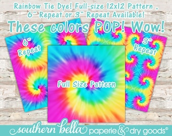 Tie Dye Vinyl * Regular, HTV or HTV Glitter Vinyl * Craft Vinyl * 12x12 Craft Vinyl Sheet * Tie Dye Vinyl * sku TDYE