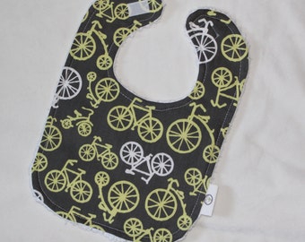 Yellow Bicycles and Chenille Bib