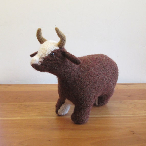 brown cow plush