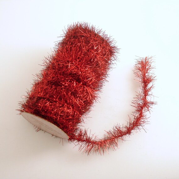 Red Tinsel Garland