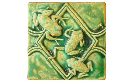Frogs Ceramic Tile 6 x 6