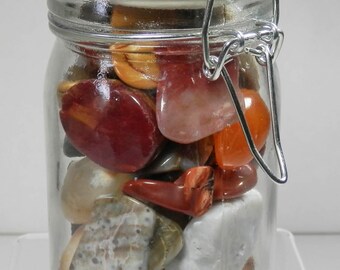 RJ-37 Tumble Polished Rocks Natural Stones Chakra Reiki Decorative Stones